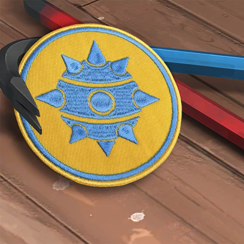 Team Fortress 2 Demoman Patch - Team Blu Embroidery