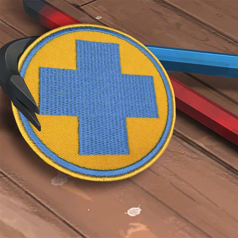 Team Fortress 2 Medic Blue Patch