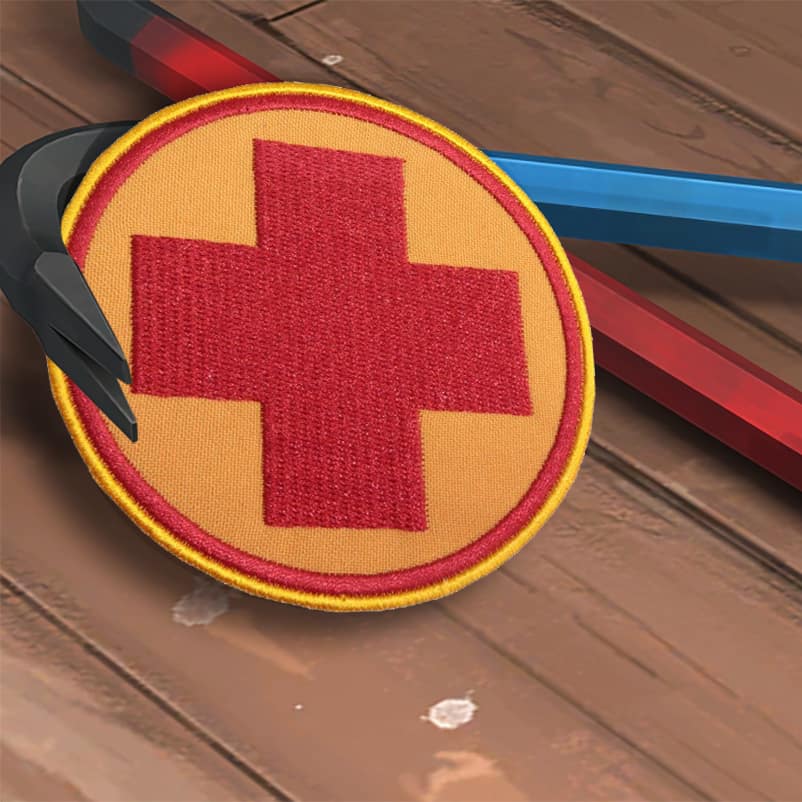 Team Fortress 2 Medic Red Patch