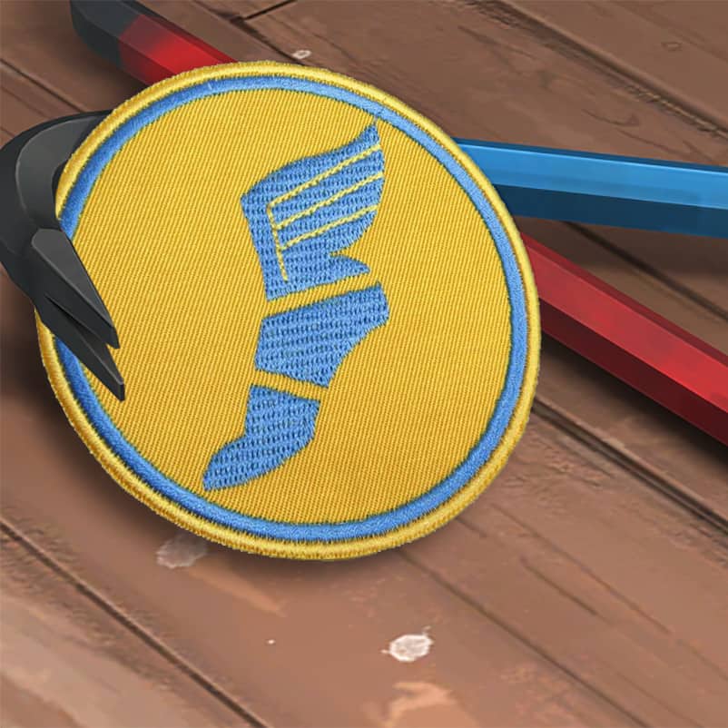 Team Fortress 2 Scout Patch - Team Blu Embroidery