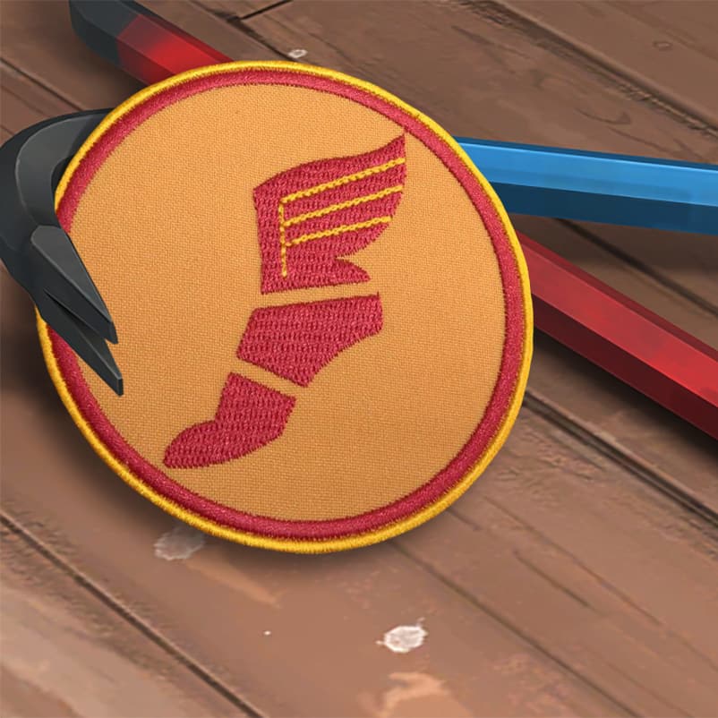 Team Fortress 2 Scout Patch - Team Red Embroidery